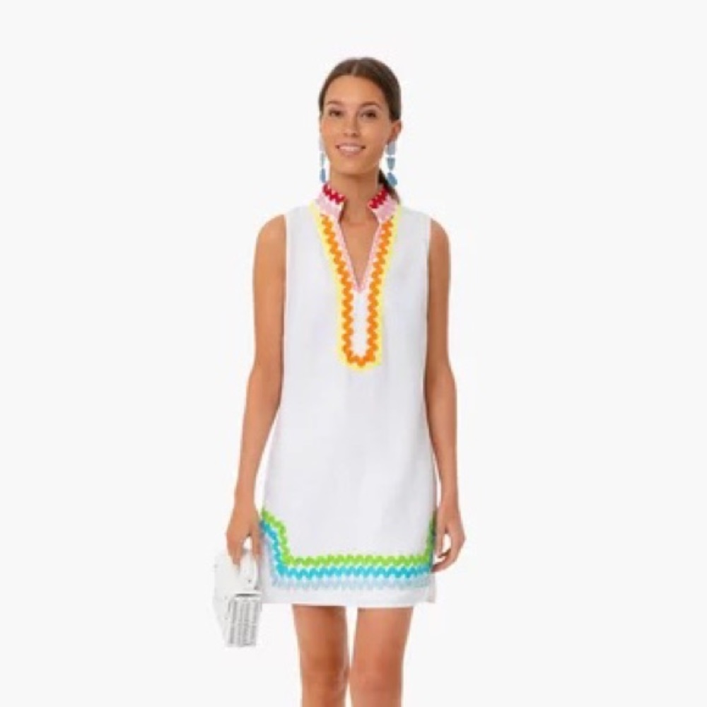Medium Sail to Sable Rainbow Sleeveless Tunic Dress